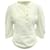 Stella Mc Cartney Stella McCartney Bluse mit halbmondförmigen Ärmeln aus weißer Baumwolle  ref.592531