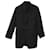 Yohji Yamamoto Pour Homme Einreihige Jacke aus schwarzer Baumwolle  ref.592600