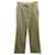 Maison Martin Margiela Regular Fit Hose mit Seitenstreifen aus khakifarbener Baumwolle Grün  ref.592781
