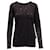 Iro Marvina Long Sleeve T-Shirt in Black Linen  ref.592989