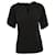 Michael Kors Cut Out Detail T-Shirt in Black Polyester  ref.593080