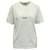 MSGM minimalistisches Logo-T-Shirt aus weißer Baumwolle  ref.593082