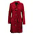 Kenzo Trench Coat in Red Cotton  ref.593085