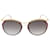 Alexander McQueen Round-Frame Sunglasses Brown  ref.593108