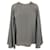 Lanvin top in grey silk with cape sleeves  ref.593159