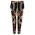 Pantaloni Disco Art Nouveau di Gucci in seta jacquard multicolor Nero  ref.593172