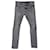Balmain Distressed Biker Jeans in Grey Cotton Denim  ref.593282