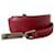 Goyard red leather strap for bags  ref.593284