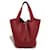 Hermès Clemence Picotin MM Red Leather  ref.593294