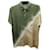 Autre Marque green and beige, Shirt altea  Linen  ref.593638