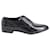 Sapatos Oxford de cano baixo Prada com cadarço em couro preto  ref.593858