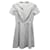 Gestreiftes Kleid von Tory Burch aus weißer Baumwolle  ref.593880