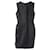 Vestido midi plisado de lana negra de Giambattista Valli Negro  ref.593941