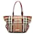 Burberry House Check Tote Bag Brown Cloth  ref.593969