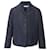 Prada Jacke mit vorderem Knopfkragen aus marineblauer Seide  ref.594103