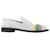 JW Anderson Elastischer Loafer aus weißem Leder  ref.594112