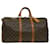 Louis Vuitton Keepall 50 Marrom Lona  ref.594167