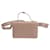Alaïa Alaia Mini Shoulder Bag with Laser Cut Strap in Nude Leather Flesh  ref.594376