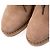 Bottines compensées à lacets en daim marron sable Chanel Beige - vue 7