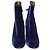 Botines Tacón Plateado Terciopelo Azul Proenza Schouler - vista 2