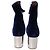 Botines Tacón Plateado Terciopelo Azul Proenza Schouler - vista 4