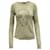 Zadig & Voltaire Shimmer Skull Langarm-Sweatshirt aus beigem Kaschmir Wolle  ref.594515