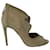 Aquazzura Cut-Out Ankle Boots in Beige Suede  ref.594580