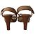 Stuart Weitzman Sandali open-toe con cinturini in camoscio marrone - vista 4