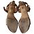 Stuart Weitzman Sandali open-toe con cinturini in camoscio marrone - vista 5