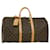 Louis Vuitton Keepall 50 Braun Leinwand  ref.594845