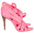 Tory Burch Lounge Baby Wrap Up Heels in pelle rosa  ref.595032