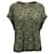 Sandro Paris Camouflage T-Shirt aus mehrfarbiger Viskose Mehrfarben Zellulosefaser  ref.595323