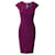 Roland Mouret Cap Sleeve Sheath Dress in Purple Polyester   ref.595347