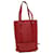 Bucket Louis Vuitton Eimer Rot Leder  ref.595396