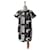 Marimekko Robes Coton Elasthane Marron Noir Blanc Multicolore  ref.595702