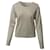Chloé Chloe Lace Embellished Sweater in Beige Wool  ref.596206