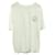 Camiseta de cuello redondo estampada en algodón blanco Prohibido fumar de Saint Laurent Paris  ref.596207