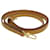 Louis Vuitton leather shoulder strap 45.3"" Beige LV Auth pt2108  ref.596339