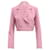 Kurzer MSGM-Blazer aus rosafarbenem Polyester Pink  ref.596601