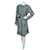 Diane Von Furstenberg Dresses Green Grey Silk Wool  ref.596642