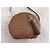 Borsa a spalla tonda Maje in pelle color talpa stampa coccodrillo Marrone Taupe - vista 4
