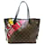 Louis Vuitton Brown Monogram Kabuki Neverfull MM Multiple colors Leather Cloth Pony-style calfskin  ref.596753