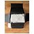Borsa Chanel 2.55 in pelle nera increspata metallo argento Nero - vista 2