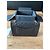 Borsa Chanel 2.55 in pelle nera increspata metallo argento Nero - vista 5