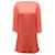 Alice + Olivia Odette Georgette Dress in Peach Polyester Pink  ref.596864