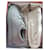 Hermès KORB Grau Leder Gummi Tuch  ref.596981