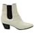 Céline Celine Chelsea Ankle Boots in White Ivory Leather Cream  ref.596991