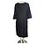 Vestido Peserico negro de algodón y elastano