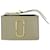 Marc Jacobs Portafoglio multiplo con zip superiore in multi pelle color salvia argento Beige  ref.597064