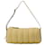 Autre Marque Padded Cylinder Bag in Cream Leather Beige  ref.597102